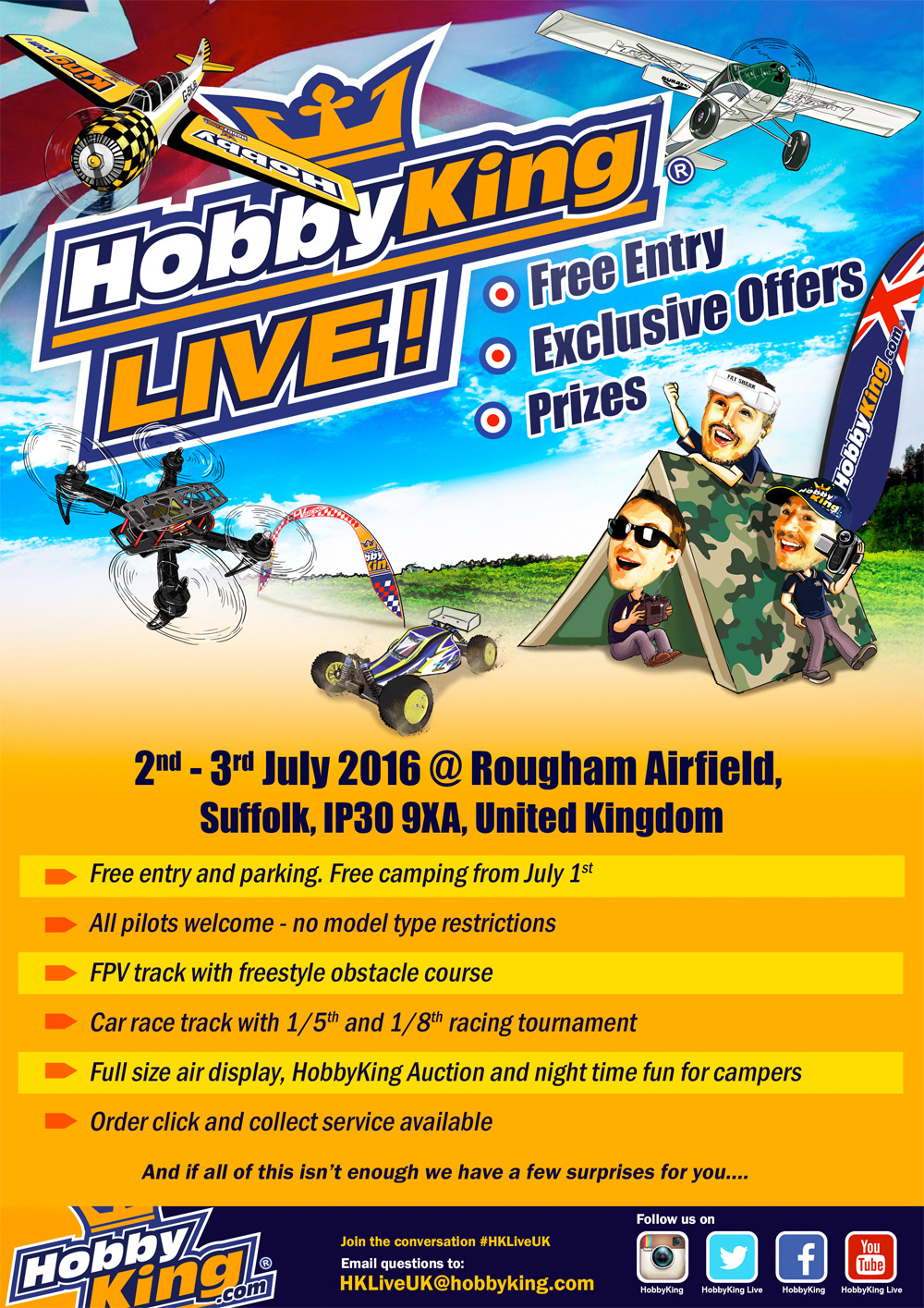 HobbyKing Live UK - 2nd & 3rd July 16